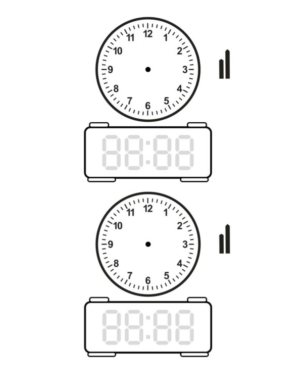 Clocks (2 per sheet)