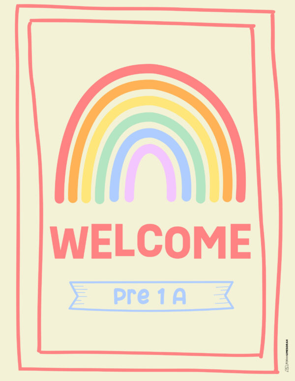 Rainbow Welcome Sign - Image 2