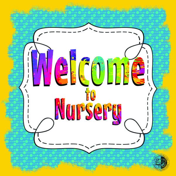 Colorful Paint Splatter Welcome Sign - Image 4