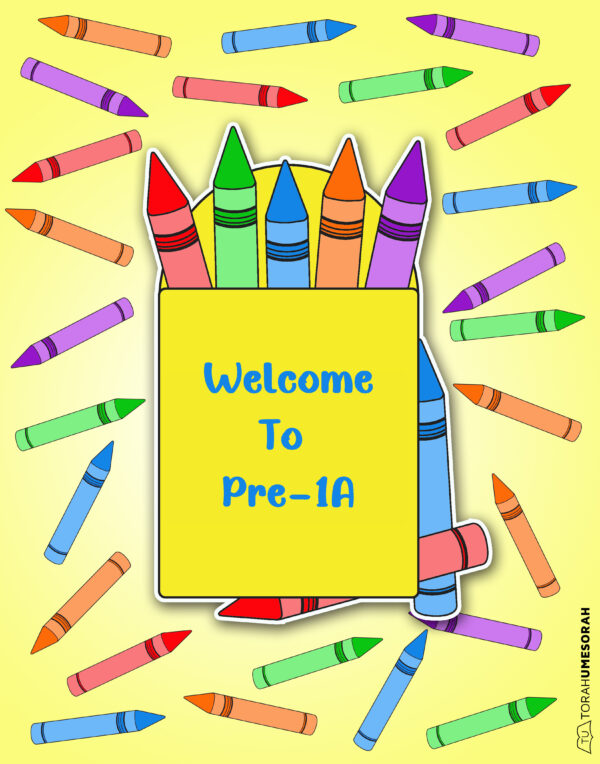 Crayons Welcome Sign - Image 3