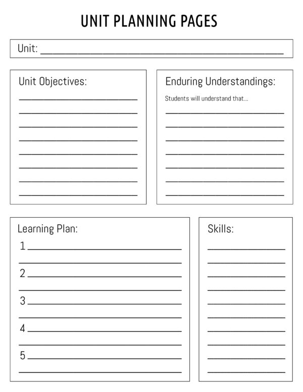 Preschool Planner (includes guide) - Image 2