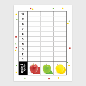 Rosh Hashana Apple Graph