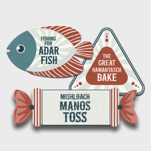 Purim Carnival Signs