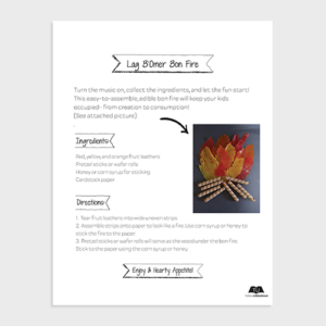 Lag Baomer Bonfire Activity