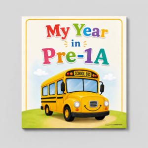 School Bus Yearbook Cover