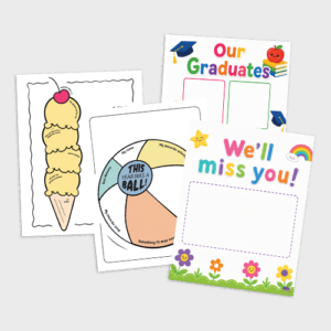 Colored Yearbook Pages