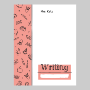 Sketch Divider Writing