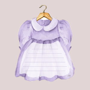 Lined Dress Purple