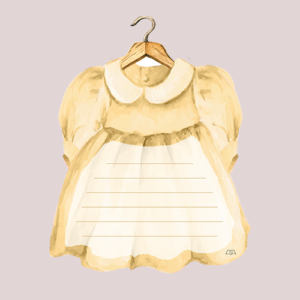 Lined Dress Yellow